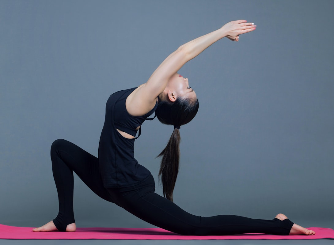 Hamstring stretch exercise